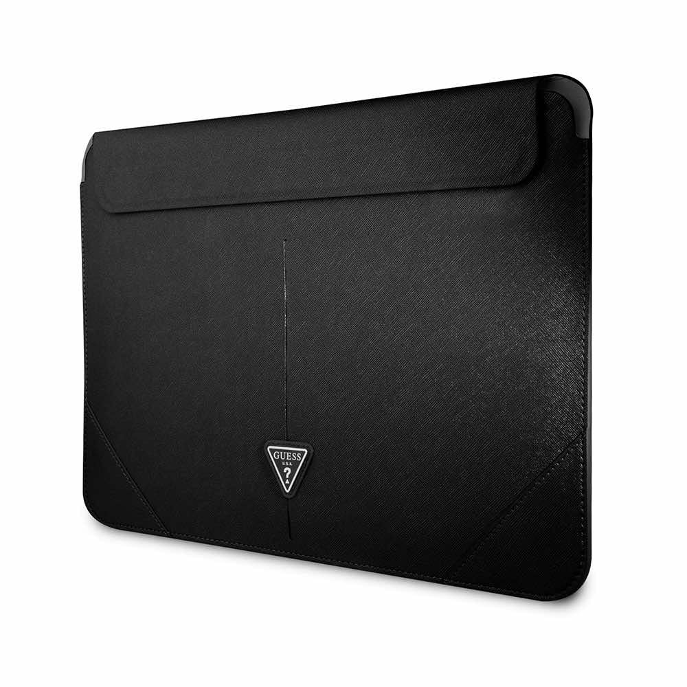 Guess Saffiano Triangle Metal Logo Notebook Sleeve