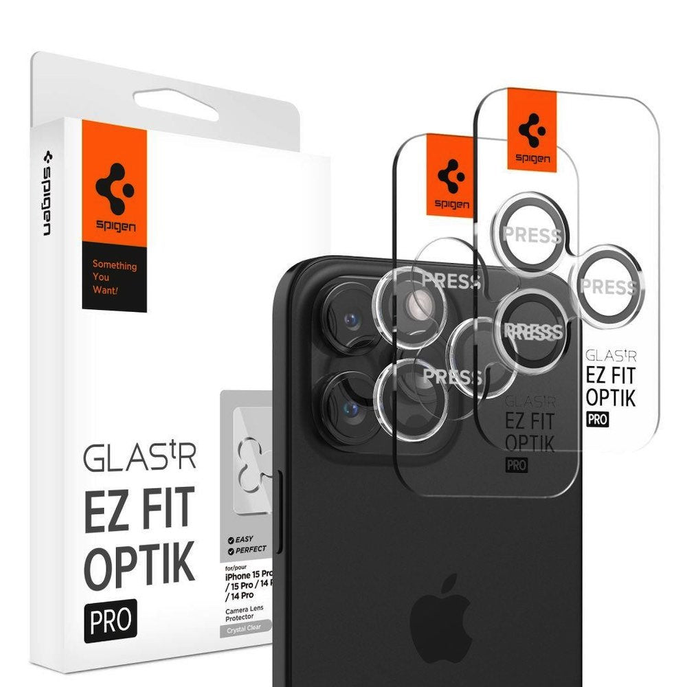 Spigen Optik Pro tR Ez Fit Lens Protector 2 Pack